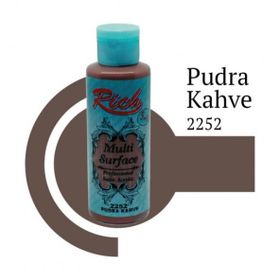 Rich Multi Surface 2252 Pudra Kahve 120 CC Akrilik Boya