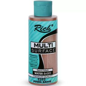 Rich Multi Surface 2252 Pudra Kahve 120 CC Akrilik Boya