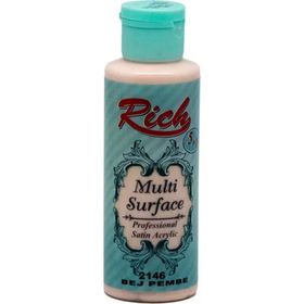 Rich Multi Surface Bej Pembe 130 cc Akrilik Boya