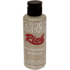 Rich Multi Surface Metalik 6508 Antik Gümüş 130ml Akrilik Boya