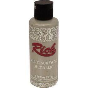 Rich Multi Surface Metalik 6508 Antik Gümüş 130ml Akrilik Boya