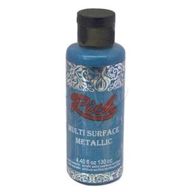 Rich Multi Surface Metalik 6532 Turkuaz 130ml Akrilik Boya