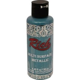 Rich Multi Surface Metalik 6532 Turkuaz 130ml Akrilik Boya
