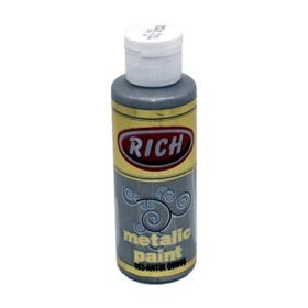 Rich Multi Surface Metalik Antik Gümüş 120 ml Akrilik Boya