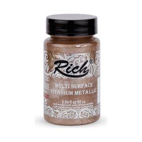 Rich Multi Surface Titanyum Metalik 90 cc Antik Bej Akrilik Boya