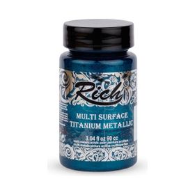 Rich Multi Surface Titanyum Metalik 90 cc Antik Turkuaz Akrilik Boya