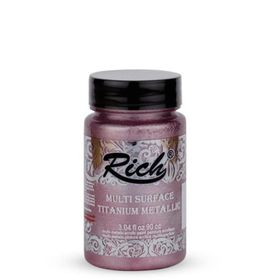 Rich Multi Titanyum Pudra Pembe 90 cc Metalik Boya