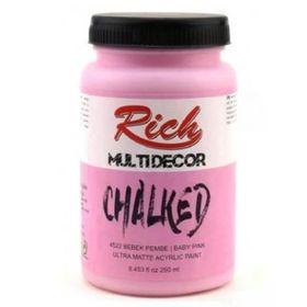 Rich Multidecor Chalked 4522 Bebek 250 ml Pembe Akrilik Boya