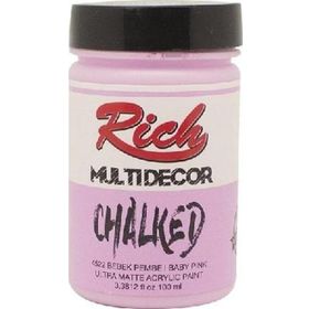Rich Multidecor Chalked 4522 Bebek Pembe 100 cc Akrilik Boya