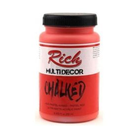 Rich Multidecor Chalked 4530 Pastel Kırmızı 250 ml Akrilik Boya