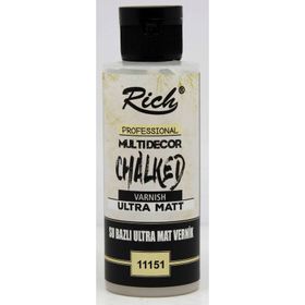 Rich Multidecor Chalked Varnish 120 cc Ultra Mat Vernik