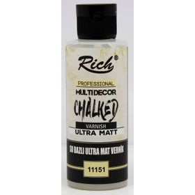 Rich Multidecor Chalked Varnish 120 cc Ultra Mat Vernik