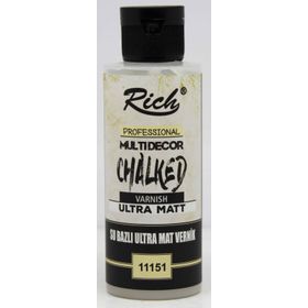Rich Multidecor Chalked Varnish 120 cc Ultra Mat Vernik