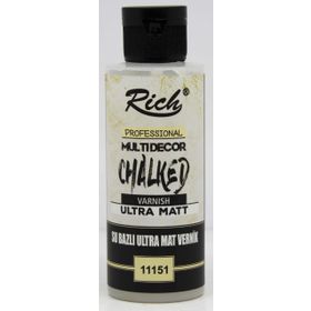 Rich Multidecor Chalked Varnish 120 cc Ultra Mat Vernik