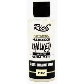 Rich Multidecor Chalked Varnish 120 cc Ultra Mat Vernik