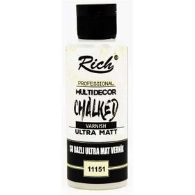 Rich Multidecor Chalked Varnish 120 cc Ultra Mat Vernik