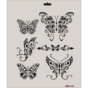 Rich N-101 New Seri 35x25 cm Stencil