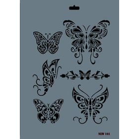 Rich N-101 New Seri 35x25 cm Stencil