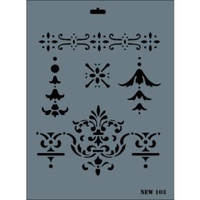 Rich N-103 Yeni Seri XL 35x25 cm Stencil