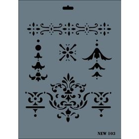 Rich N-103 Yeni Seri XL 35x25 cm Stencil