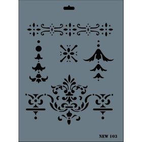 Rich N-103 Yeni Seri XL 35x25 cm Stencil
