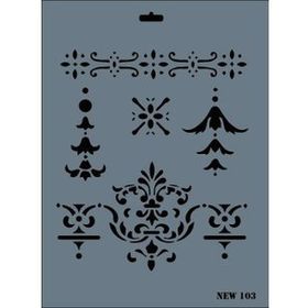 Rich N-103 Yeni Seri XL 35x25 cm Stencil