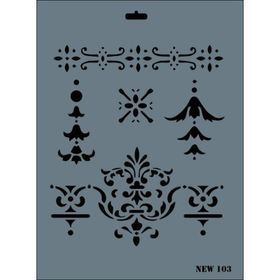 Rich N-103 Yeni Seri XL 35x25 cm Stencil