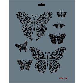 Rich N-104 Yeni Seri XL 35x25 cm Stencil
