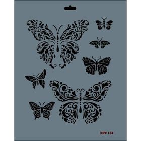 Rich N-104 Yeni Seri XL 35x25 cm Stencil