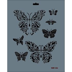 Rich N-104 Yeni Seri XL 35x25 cm Stencil