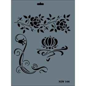 Rich N-106 Yeni Seri XL 35x25 cm Stencil