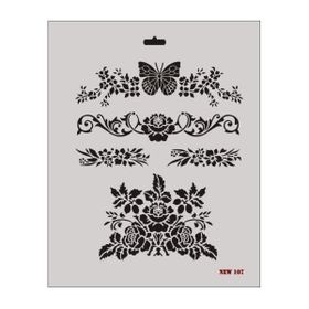Rich N-107 Yeni Seri XL 35x25 cm Stencil