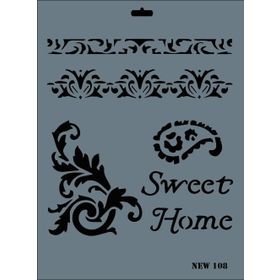 Rich N-108 Yeni Seri XL 35x25 cm Stencil