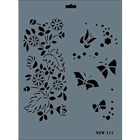 Rich N-117 Yeni Seri XL 35x25 cm Stencil