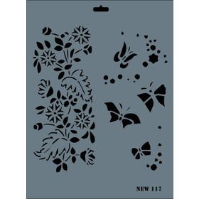 Rich N-117 Yeni Seri XL 35x25 cm Stencil