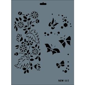 Rich N-117 Yeni Seri XL 35x25 cm Stencil