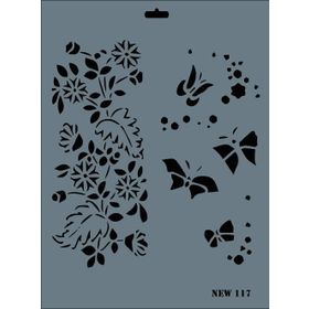 Rich N-117 Yeni Seri XL 35x25 cm Stencil