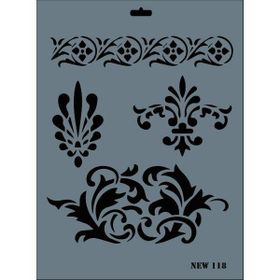 Rich N-118 Yeni Seri XL 35x25 cm Stencil