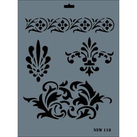 Rich N-118 Yeni Seri XL 35x25 cm Stencil