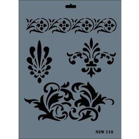 Rich N-118 Yeni Seri XL 35x25 cm Stencil