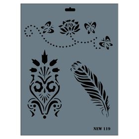 Rich N-119 Yeni Seri XL 35x25 cm Stencil