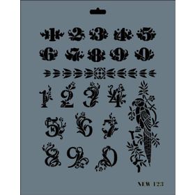 Rich N-123 Yeni Seri XL 35x25 cm Stencil