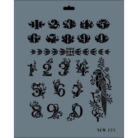 Rich N-123 Yeni Seri XL 35x25 cm Stencil