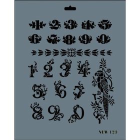 Rich N-123 Yeni Seri XL 35x25 cm Stencil
