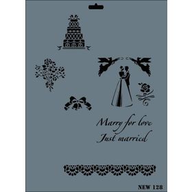 Rich N-128 Yeni Seri XL 35x25 cm Stencil