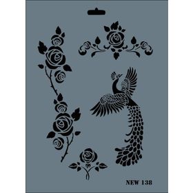 Rich N-138 Yeni Seri XL 35x25 cm Stencil