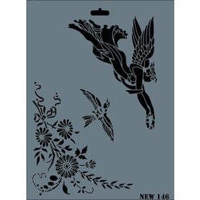 Rich N-146 Yeni Seri XL 35x25 cm Stencil