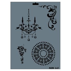 Rich N-147 Yeni Seri XL 35x25 cm Stencil