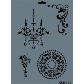 Rich N-147 Yeni Seri XL 35x25 cm Stencil