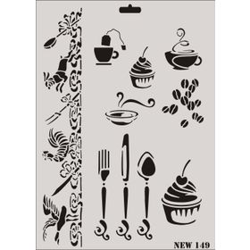 Rich N-149 Yeni Seri XL 35x25 cm Stencil